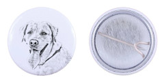 Labrador Retriever I - nåla med din hund, lägg till ditt eget foto, Art-Dog varumärke