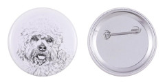 Dandie Dinmont Terrier - nåla med din hund, lägg till ditt eget foto, Art-Dog varumärke