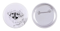 Pekingese - nåla med din hund, lägg till ditt eget foto, Art-Dog varumärke