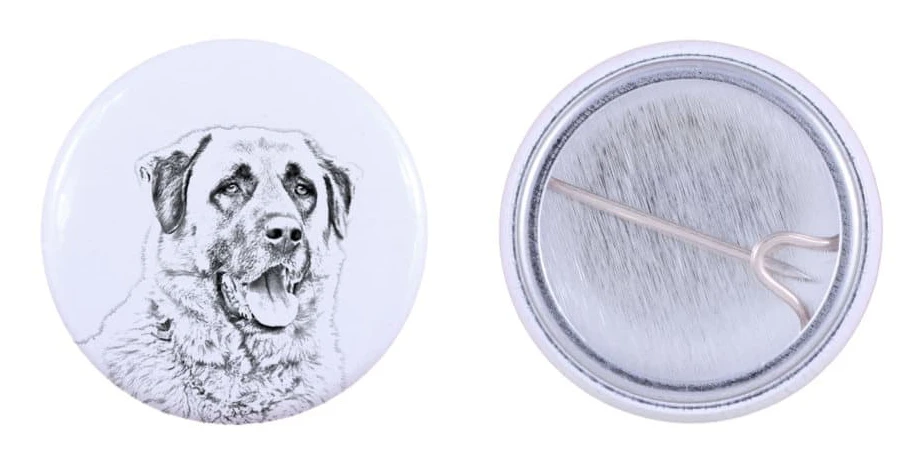 Anatolian Shepherd Dog, Anatolian Shepherd Dog - nåla med din hund, lägg till ditt eget foto, Art-Dog varumärke