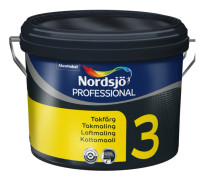 TAKFÄRG PRO 3 SVART 10L NORDSJÖ | Beijerbygg Byggmaterial