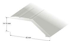 NIVÅLIST 14-15MM SILVER 200CM NR27 (12) | Beijerbygg Byggmaterial