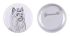 Yorkshire Terrier, York, York, Yorkie - nåla med din hund, lägg till ditt eget foto, Art-Dog varumärke