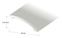 NIVÅLIST 0-15 MM ROSTFRI 100CM FRP=12 ST NR 140 SJÄLVHÄFTANDE | Beijerbygg Byggmaterial