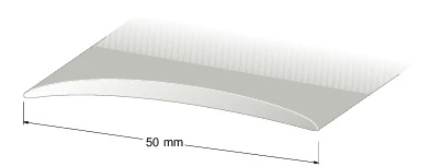 SKARVLIST 50 MM SILVER 100 CM NR 17 | Beijerbygg Byggmaterial