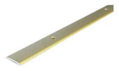 SKARVLIST 25MM SLÄT GULD 100CM INKLUSIVE SKRUV | Beijerbygg Byggmaterial