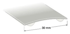 SKARVLIST 30 MM ROSTFRI 200 CM FRP=12 ST NR 141 SJÄLVHÄFTANDE | Beijerbygg Byggmaterial
