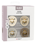 BIBS Colour Latexnapp 4-pack Size 2 (Ivory/Sand/Vanilla/Dark Oak)