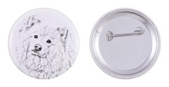 Finsk lapphund, finsk lapphund - nåla med din hund, lägg till ditt eget foto, Art-Dog varumärke