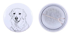 Kuvasz - nåla med din hund, lägg till ditt eget foto, Art-Dog varumärke