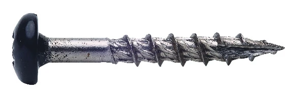 RÄNNKROKSSKRUV 4,8X35 FZ SVART 100ST (1) | Beijerbygg Byggmaterial