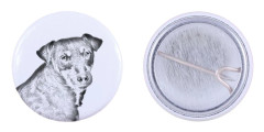 Jagdterrier - nåla med din hund, lägg till ditt eget foto, Art-Dog varumärke