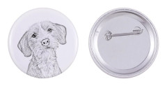 Breton Basset, Basset Fauve de Bretagne - nåla med din hund, lägg till ditt eget foto, Art-Dog varumärke