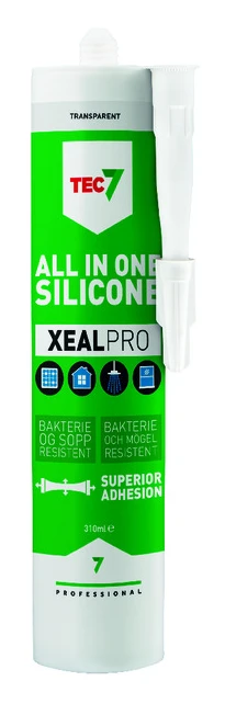 SILIKON XEALPRO TRANSPARENT 310ML | Beijerbygg Byggmaterial