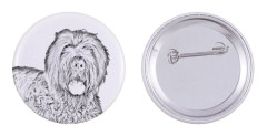 Russian Black Terrier - nåla med din hund, lägg till ditt eget foto, Art-Dog varumärke
