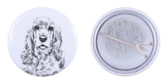 Amerikansk Cocker Spaniel - nåla med din hund, lägg till ditt eget foto, Art-Dog varumärke