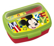 Matlåda Lunchbox Disney Musse Pigg med bestick