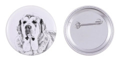 Spansk Mastiff - nåla med din hund, lägg till ditt eget foto, Art-Dog varumärke
