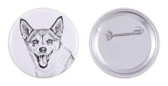 Norsk lunnefågelhund, Norsk Lundehund - nåla med din hund, lägg till ditt eget foto, Art-Dog varumärke