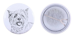Cairn Terrier - nåla med din hund, lägg till ditt eget foto, Art-Dog varumärke