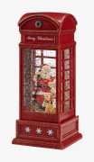 Markslöjd - MISTER Telefonbox Snö med Jultomte - Röd - Dekorativ julbelysning - Från Homeroom