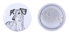 Persisk vinthund, Saluki - nåla med din hund, lägg till ditt eget foto, Art-Dog varumärke