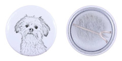 Lion dog, Lowchen - nåla med din hund, lägg till ditt eget foto, Art-Dog varumärke