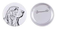 Basset Hound - nåla med din hund, lägg till ditt eget foto, Art-Dog varumärke