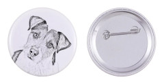 Parson Russell Terrier - nåla med din hund, lägg till ditt eget foto, Art-Dog varumärke