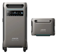 KIT Elektrisk station Anker SOLIX F3800 med BP3600, Batteri 7680 Wh
