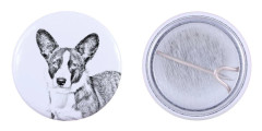 Cardigan Welsh Corgi - nåla med din hund, lägg till ditt eget foto, Art-Dog varumärke