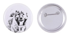 Kaukasisk herdehund - nåla med din hund, lägg till ditt eget foto, Art-Dog varumärke