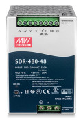 TRENDnet TI-S48048 - Nätaggregat (kan monteras på DIN-skena) - AC 115/230 V - 480 Watt - aktive PFC - TAA-kompatibel