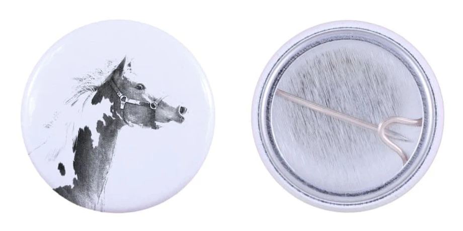 American Paint Horse - skjortadekoration, väsknål, perfekt present med möjlighet att lägga till din egen Art-Dog-märkesgrafik