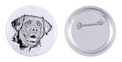 Friesian pointer, Stabyhoun - nåla med din hund, lägg till ditt eget foto, Art-Dog varumärke