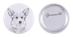 Pembroke Welsh Corgi - nåla med din hund, lägg till ditt eget foto, Art-Dog varumärke