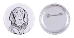 Black and tan coonhound I - fäst med din hund, lägg till ditt eget foto, Art-Dog varumärke