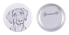 Rhodesian Ridgeback, afrikansk lejonhund - nåla med din hund, lägg till ditt eget foto, Art-Dog varumärke