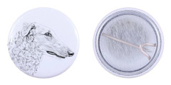 Ryska Borzoi, Borzoi, Barzoi - nåla med din hund, lägg till ditt eget foto, Art-Dog varumärke