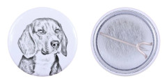 Beagle - nåla med din hund, lägg till ditt eget foto, Art-Dog varumärke