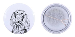Pointer - en nål med din hund, lägg till ditt eget foto, Art-Dog varumärke