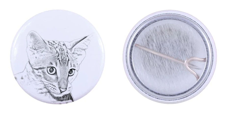 Savannah - ryggsäcksdekoration, personlig pin, perfekt pryl för Art-Dog djurälskare