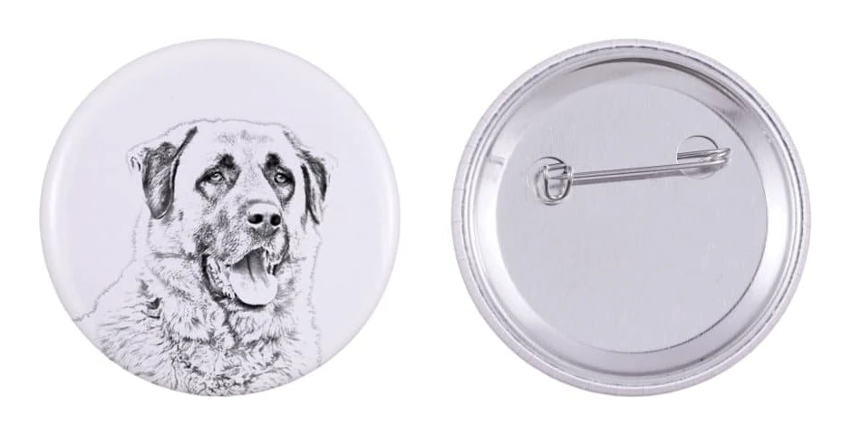 Anatolian Shepherd Dog, Anatolian Shepherd Dog - nåla med din hund, lägg till ditt eget foto, Art-Dog varumärke