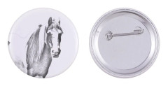 Fell Pony - skjorta dekoration, väsknål, perfekt present med möjlighet att lägga till din egen Art-Dog märkesgrafik