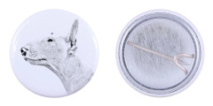 Bull terrier, Bull Terrier - nåla med din hund, lägg till ditt eget foto, Art-Dog varumärke