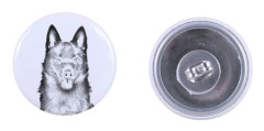 Schipperke - unika hundörhängen, ditt husdjur på nyckelring, Art-Dogs eget varumärke