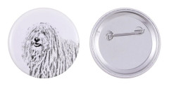Puli - nåla med din hund, lägg till ditt eget foto, Art-Dog varumärke