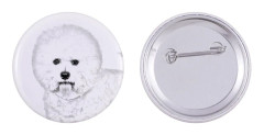 Bichon Frise, Teneriffa Dog - fäst med din hund, lägg till ditt eget foto, Art-Dog varumärke