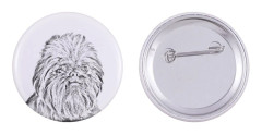 Appinscher, Affenpinscher - nåla med din hund, lägg till ditt eget foto, Art-Dog varumärke