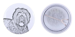 Russian Black Terrier - nåla med din hund, lägg till ditt eget foto, Art-Dog varumärke